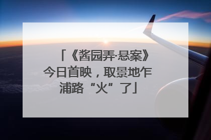 《酱园弄·悬案》今日首映，取景地乍浦路“火”了