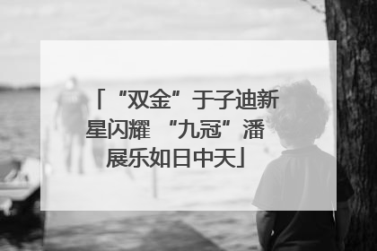 “双金”于子迪新星闪耀 “九冠”潘展乐如日中天