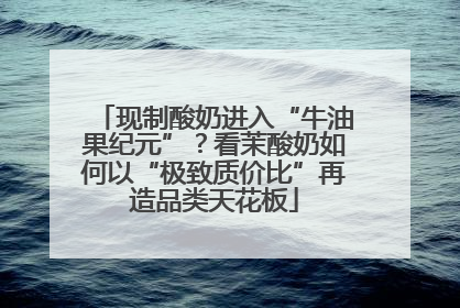 现制酸奶进入“牛油果纪元”？看茉酸奶如何以“极致质价比”再造品类天花板