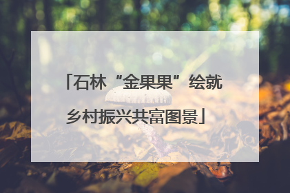 石林“金果果”绘就乡村振兴共富图景