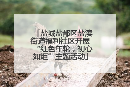 盐城盐都区盐渎街道福利社区开展“红色年轮，初心如炬”主题活动