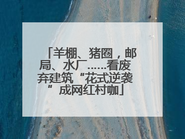 羊棚、猪圈，邮局、水厂……看废弃建筑“花式逆袭”成网红村咖