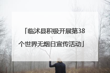 临沭县积极开展第38个世界无烟日宣传活动