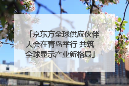 京东方全球供应伙伴大会在青岛举行 共筑全球显示产业新格局
