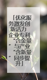 优化服务激发创新活力 企业专利“含金量”与产业“含新量”同步提升