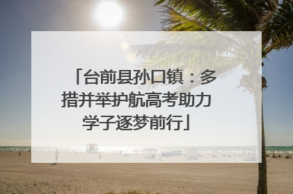 台前县孙口镇：多措并举护航高考助力学子逐梦前行