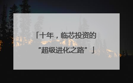十年，临芯投资的“超级进化之路”