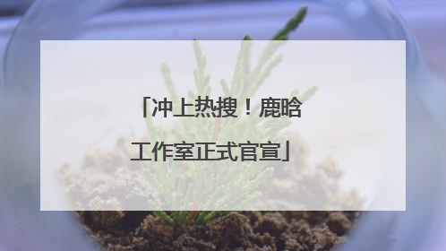 冲上热搜！鹿晗工作室正式官宣