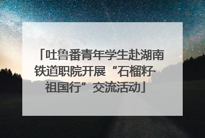 吐鲁番青年学生赴湖南铁道职院开展“石榴籽·祖国行”交流活动