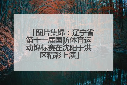 图片集锦：辽宁省第十一届国防体育运动锦标赛在沈阳于洪区精彩上演