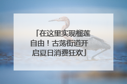 在这里实现榴莲自由！古荡街道开启夏日消费狂欢