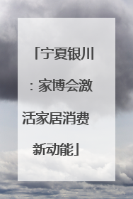 宁夏银川：家博会激活家居消费新动能