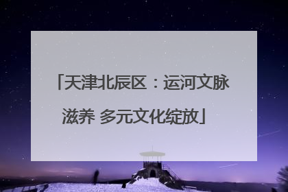 天津北辰区：运河文脉滋养 多元文化绽放