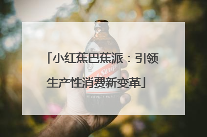 小红蕉巴蕉派：引领生产性消费新变革