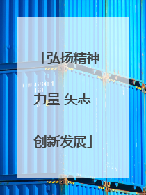 弘扬精神力量 矢志创新发展