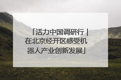 活力中国调研行｜在北京经开区感受机器人产业创新发展