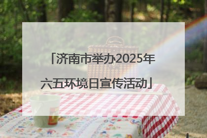 济南市举办2025年六五环境日宣传活动
