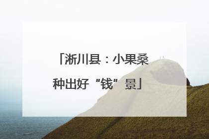 淅川县：小果桑种出好“钱”景