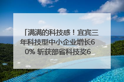 满满的科技感！宜宾三年科技型中小企业增长60% 斩获部省科技奖6项｜您牵挂的四川