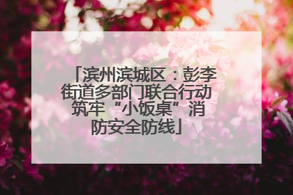 滨州滨城区：彭李街道多部门联合行动 筑牢“小饭桌”消防安全防线