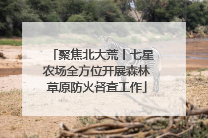 聚焦北大荒丨七星农场全方位开展森林草原防火督查工作