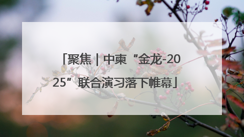 聚焦｜中柬“金龙-2025”联合演习落下帷幕