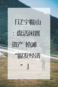 辽宁鞍山：盘活闲置资产 抢滩“银发经济”