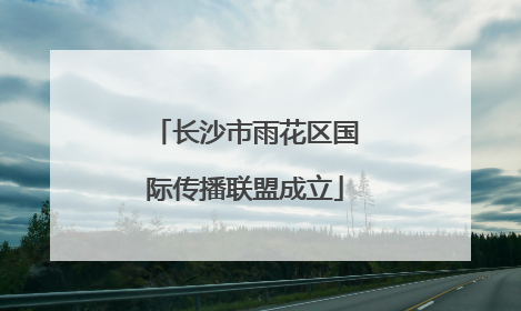 长沙市雨花区国际传播联盟成立