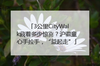 3公里CityWalk藏着多少惊喜？沪疆童心手拉手，“益起走”