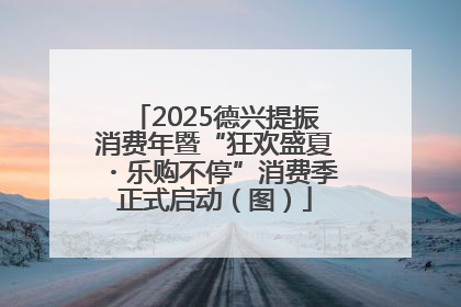 2025德兴提振消费年暨“狂欢盛夏・乐购不停”消费季正式启动（图）