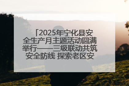 2025年宁化县安全生产月主题活动圆满举行——三级联动共筑安全防线 探索老区安全发展新路径